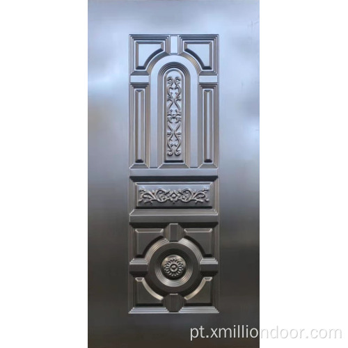 Painel de porta de metal decorativo